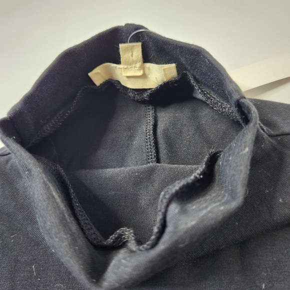 Madewell Women's Size Small Funnel Neck Muscle Tee Black - Picture 4 of 7